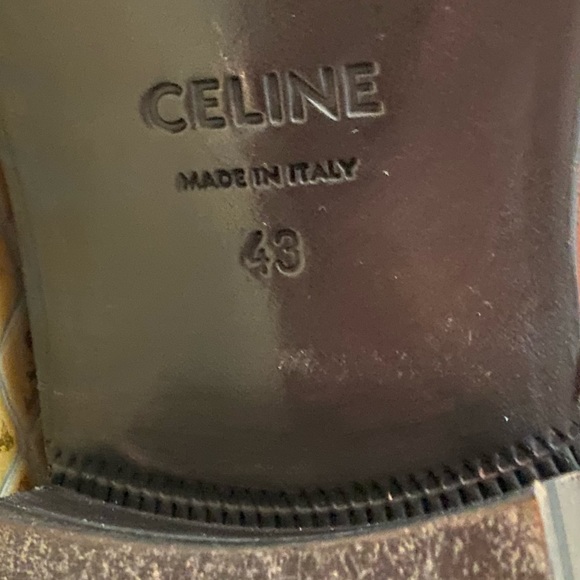 Celine Men’s Janco Calfskin Chelsea Boots, EU Size 43 - Picture 14 of 16